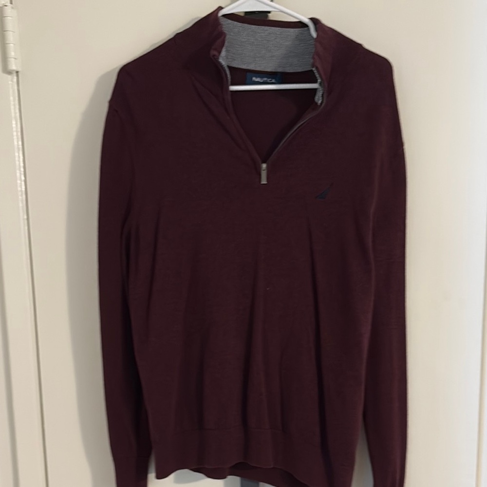 Nautica Men's Maroon Sweater